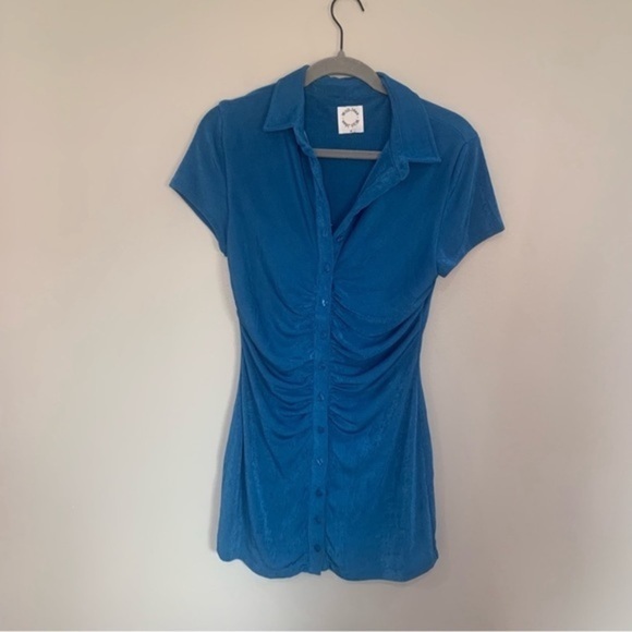 With Jean Blue Mini Dress - Picture 9 of 11